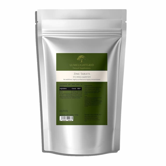 Zinc Bisglycinate 25mg – 500 Tablets